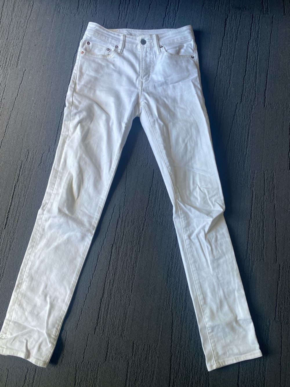American Eagle Outfitters Men's White Flex Skinny Jeans 28x32